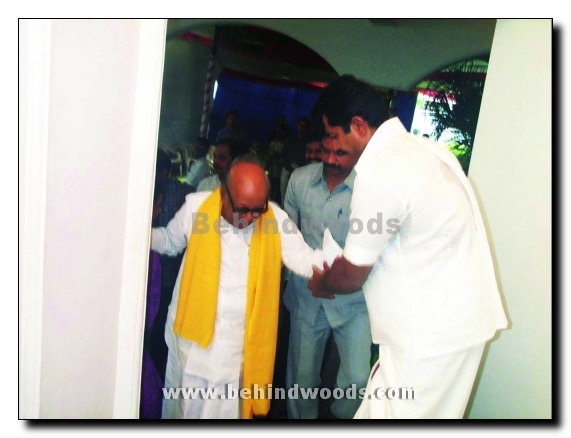 Sarath Kumar couple with DMK President